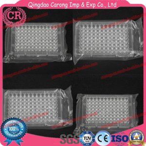 Disposable Sterile Lab Organic Glass 96 Hole Biochemical Reaction Plate